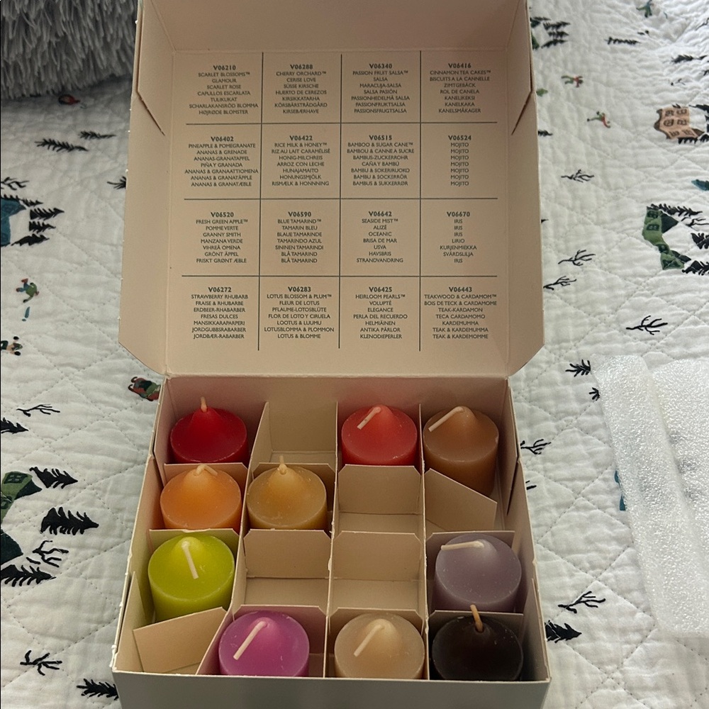 PartyLite Assorted Color Votive Candle Set